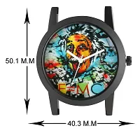 Blue Strap Funny Graphic Wrist Watch-thumb3