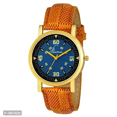 Yellow Strap Golden Case Funky Wrist Watch