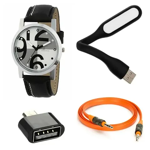 Stylish Analog Watches Combo Pack For Men