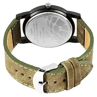 Denim Finish Green Casual Wrist Watch-thumb2