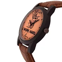 Multi-Colored Dial Black Strap Analog Wrist Watch-thumb1