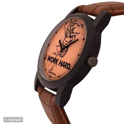 Multi-Colored Dial Black Strap Analog Wrist Watch-thumb2