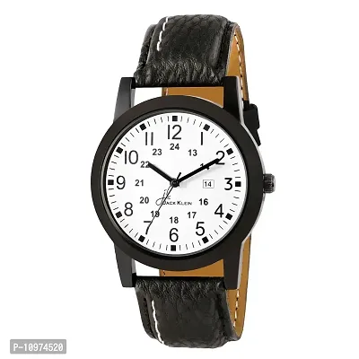 Combo Of Wallet And Belt With Free White Black Strap Dial Watch For Men-thumb2