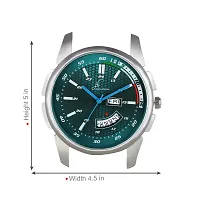 Green Dial Denim Finish Day And Date Working Multi Function Watch-thumb4