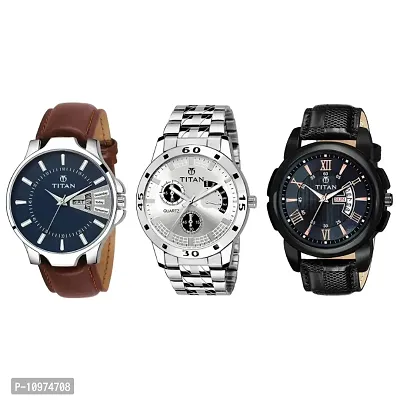 Limited Edition Watch For Men Pack Of 3-thumb0