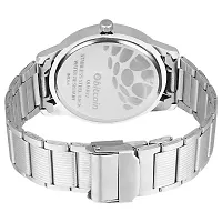 Stylish And Trendy Silver Metal Strap Analog Watch For Men-thumb2