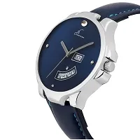 Blue Avatar Day And Date Display Analog Watch For Men And Boys-thumb2