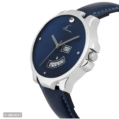 Blue Avatar Day And Date Display Analog Watch For Men And Boys-thumb3