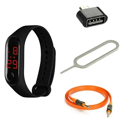 Combo Of 3 LED Watch With Accessories