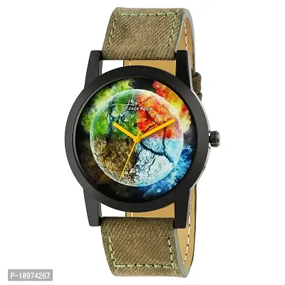 Green Denim Space Edition Wrist Watch-thumb0