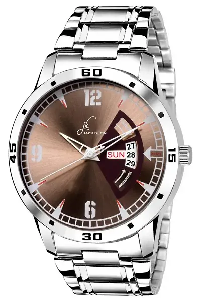 Classy Day & Date Metal Watches For Men