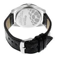 Stylish And Trendy Black PU Strap Analog Watch For Men-thumb3