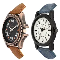 Combo Synthetic Analog Watches For Men-thumb2