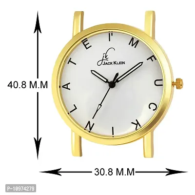 Fashionable Golden Case Formal Wrist Watch-thumb4