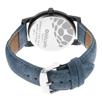 Stylish And Trendy Blue PU Strap Analog Watch For Men-thumb3