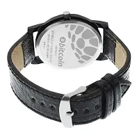 Stylish And Trendy Black PU Strap Analog Watch For Men-thumb3