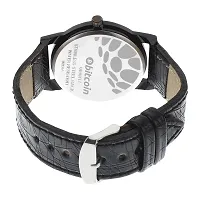 Stylish And Trendy Black PU Strap Analog Watch For Men-thumb3