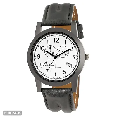 Black Stylish And Elegant Analog Wrist Watch With Black Wallet And Belt-thumb2