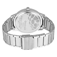 Stylish And Trendy Silver Metal Strap Analog Watch For Men-thumb2