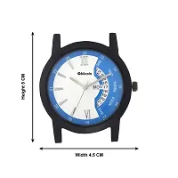 Stylish And Trendy Blue PU Strap Analog Watch For Men-thumb4