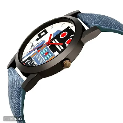 Graphical Edition Wrist Watch For Men-thumb2