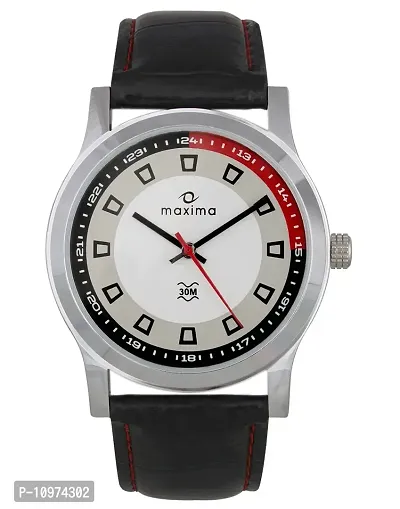 Stylish Leather Analog Watch-thumb0