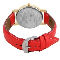 Stylish Golden Round Dial Strap Analog Wrist Watch-thumb2