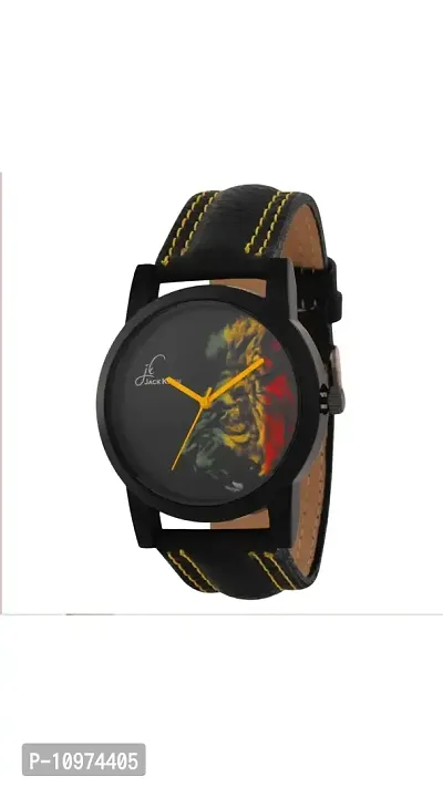 Stylish Graphic Analog Wrist Watch With Belt And Aviator Glasses-thumb2