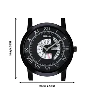 Stylish And Trendy Black PU Strap Analog Watch For Men-thumb4