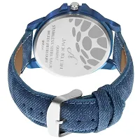 Elegant Blue Strap Day And Date Working Wrist Watch-thumb3