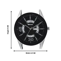 Stylish And Trendy Black PU Strap Analog Watch For Men-thumb4