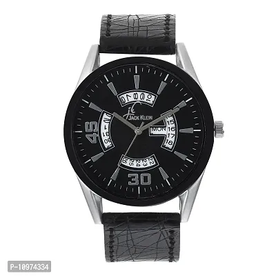 Black Multi Function Day And Date Working Wrist Watch