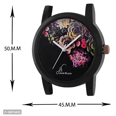 Flower Edition Brown PU Strap Analog Wrist Watch-thumb4