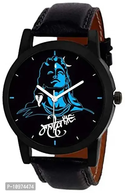 Blue Mahadev Edition Analog Watch-thumb0