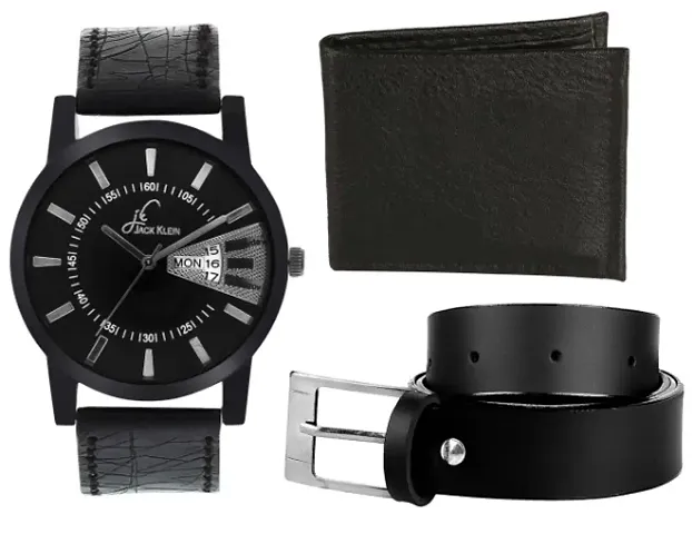 Men's Watches With Belt & Wallet