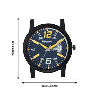 Stylish And Trendy Black PU Strap Analog Watch For Men-thumb4