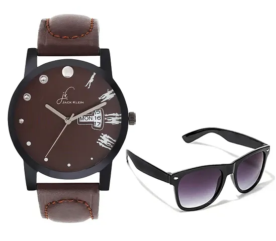 Combo Of Multi-Function Watch & Sunglass For Men