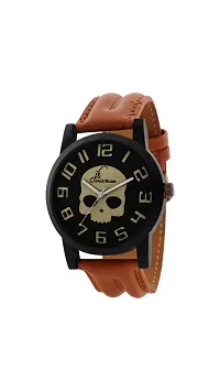 Skeleton Edition Strap Wrist Watch With Belt And Aviator Glasses-thumb1