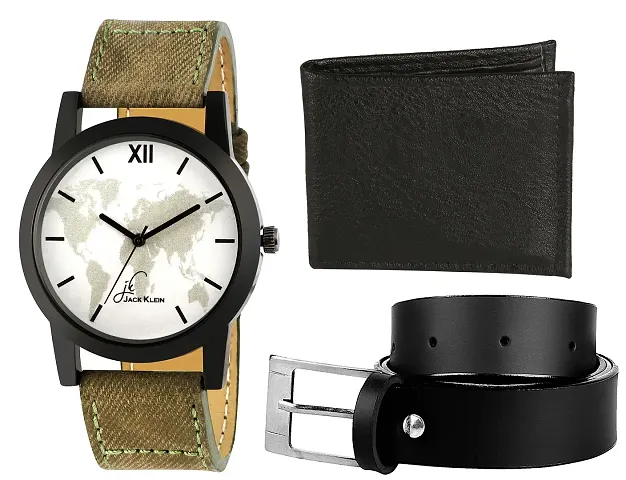 Combo Of Watch With Wallet & Belt Vol 4