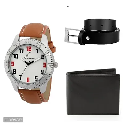 COMBO PACK OF WATCH WALLET  BELT