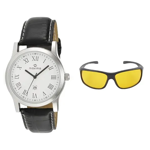 Stylish Analog Watches Combo with Wallet