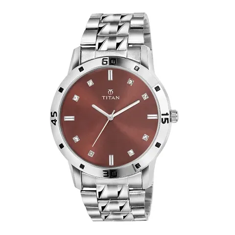 Stainless Chain Analog Wrist Watch for Men