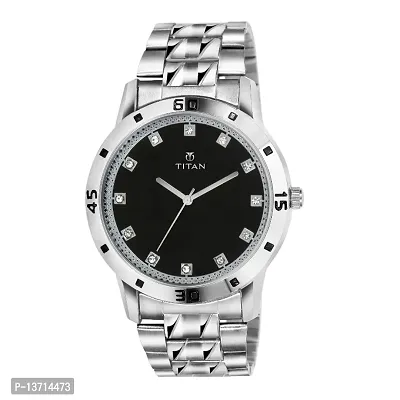 Stainless Steel Chain Analog Wrist Watch for Men