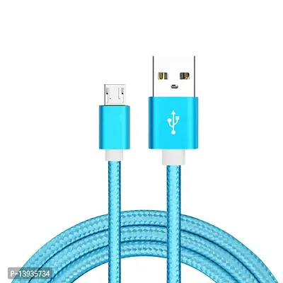 Double Braided Nylon USB Type-A (BLUE)