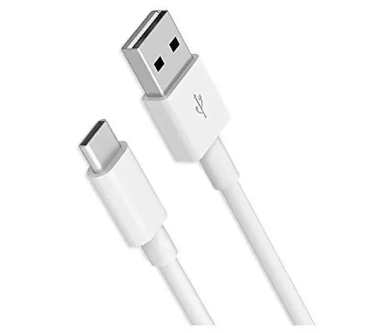 BiTNiX BTX-CBL31 Type C USB Cable Rapid Quick Fast Charging Cable 3.1 Amp Strong & Durable High Speed Data Sync Transfer Cable Charger Cable Compatible for All Type C Smartphones 1 Meter (White)
