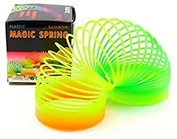 Magic Spring Rainbow Bouncy Expandable Slinky Magic Toys (Multicolor)-thumb2