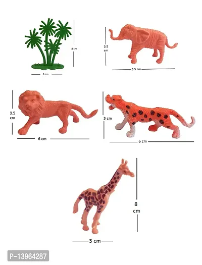 Farm and Wild Animals Toys for Kids Animal Figure Playset - Multicolor-thumb0