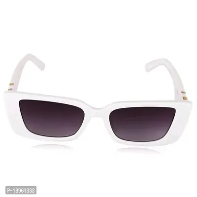 Stylish Square Badshah Sunglasses for Men And Women - WHITE-thumb0