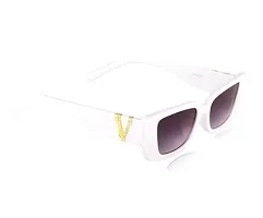 Stylish Square Badshah Sunglasses for Men And Women - WHITE-thumb1