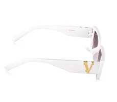 Stylish Square Badshah Sunglasses for Men And Women - WHITE-thumb2